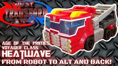 JUST TRANSFORM IT!: Age of the Primes Voyager Heatwave (Rescue Bots)
