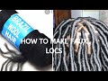 HOW TO MAKE FAUX LOCS USING BRAZILIAN WOOL||CHEAP AND AFFORDABLE||VERY DETAILED