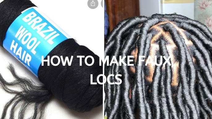 New Way Of doing Faux Locks with Brazilian Wool – Natural Sisters