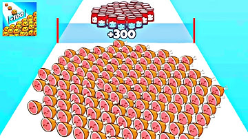 Food Run: Level Up Fruits Run - Satisfying ASMR Gameplay Walkthrough Android iOS