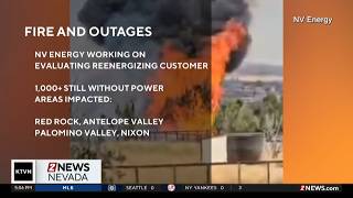 NV Energy outages amid wildfires