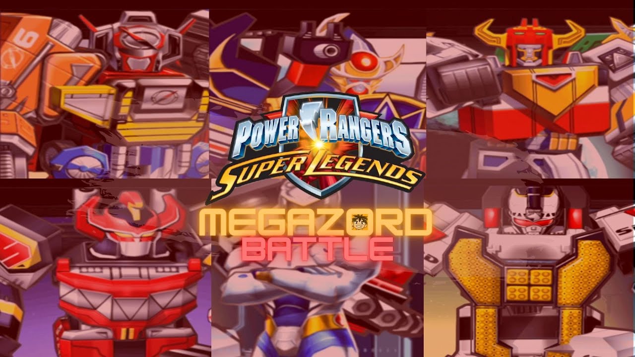 All Megazords Battle - Power Rangers : Super Legends