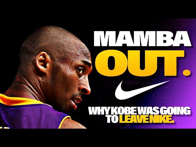 kobe bryant leaving nike