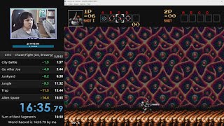 Contra Hard Corps Speedrun US Chase/Fight Browny 16m 35s 790ms