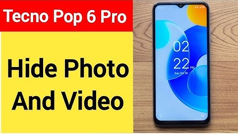 How to show and hide photo and video, Tecno Pop 6 Pro me photo hide kaise karen