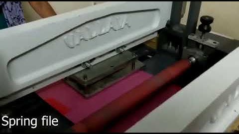 BOX FILE MAKING MACHINE