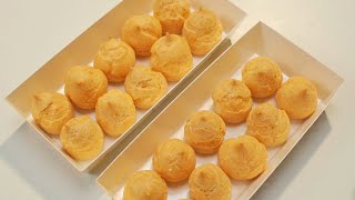 Mini Cream Puffs Choux Au Craquelin How To Make Easy Cream Puffs