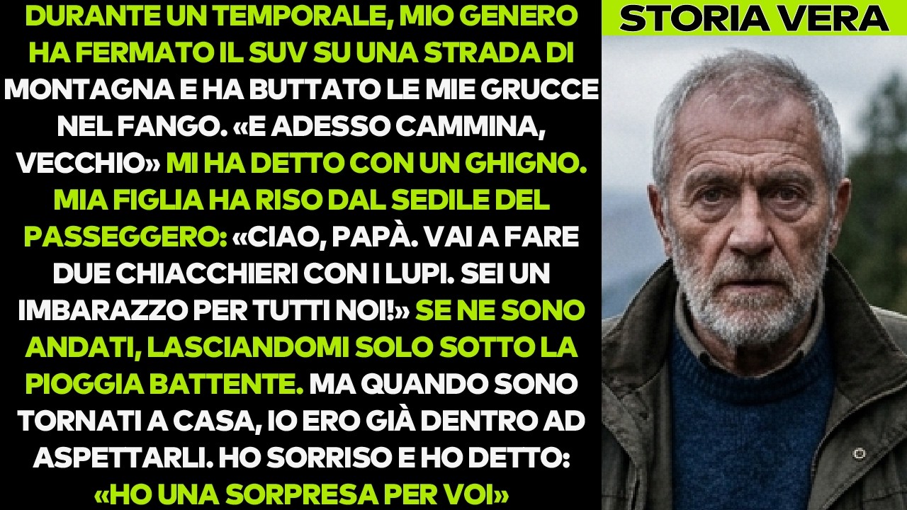 Quella notte avevo un solo pensiero in testa, mentre la pioggia gelida mi sferzava il viso e i fari rossi del SUV sparivano dietro la curva: mia figlia aveva riso. Aveva riso davvero, mentre suo...