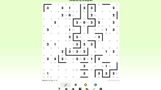 Slitherlink Demonstration 01  - Patterns, Step by Step
