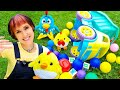 Развивающее видео с игрушками для детей. Давай почитаем с Капуки Кануки -  Маша и КОШКА