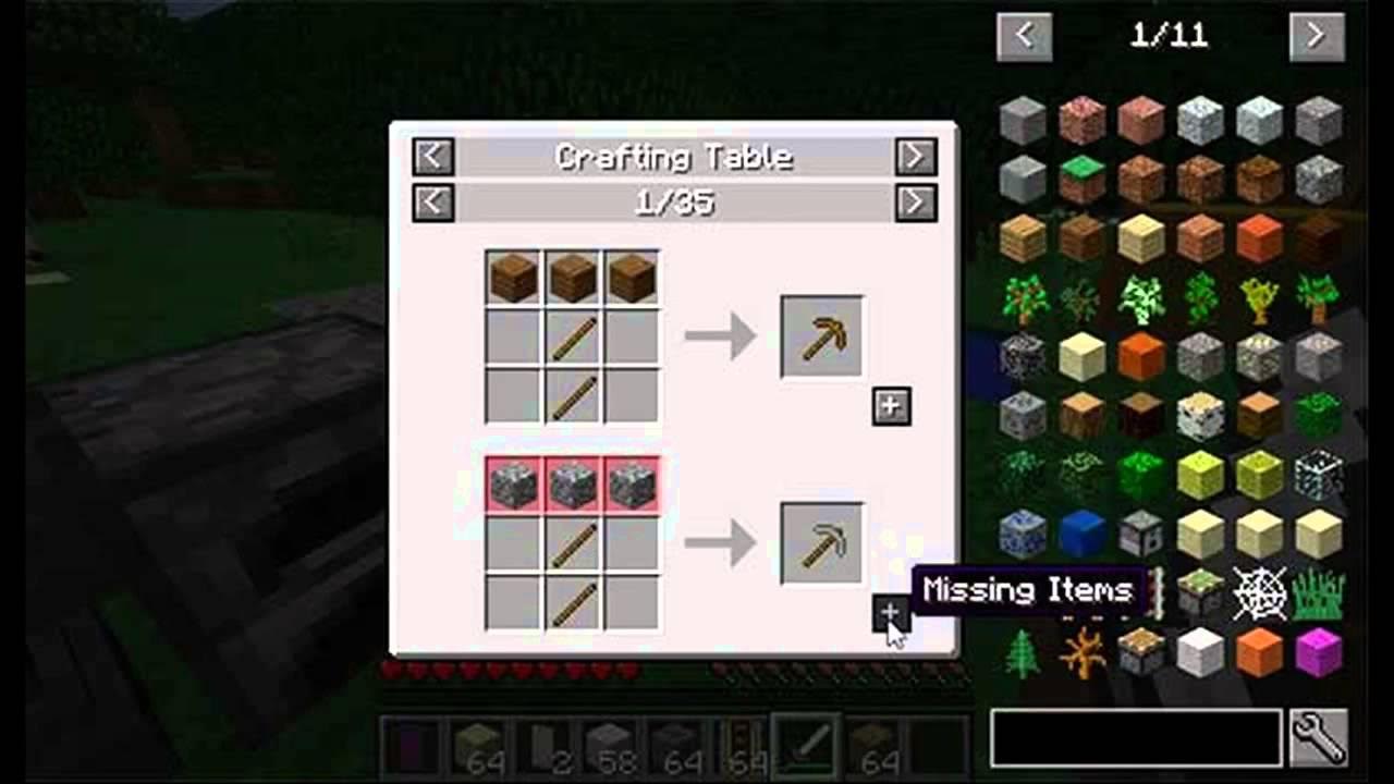 Мод на крафты 1. 2. 4. 2. Рюкзак майнкрафт крафт 1.