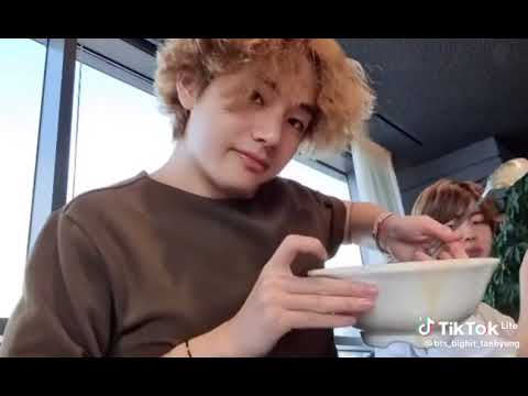 Taehyung ASMR gone wrong🤣 he drop it twice🤭 and behind jin gives bombastic side eyes🤣🤣