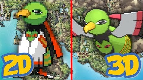 POKEMON 2D Sprites vs. 3D Models COMPARISON (Generation 2)