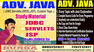 DURGA Sir Adv. Java  Study Material