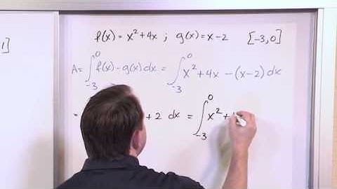 Lesson 2 - Area Between Two Curves, Part 2 (Calculus 1)