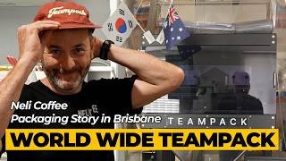 호주에 진출한 팀팩! 브리즈번 넬리커피 자동계량기, 진공이송기 사용후기 | Coffee Packaging Process in Australia | TPWM-211TVL