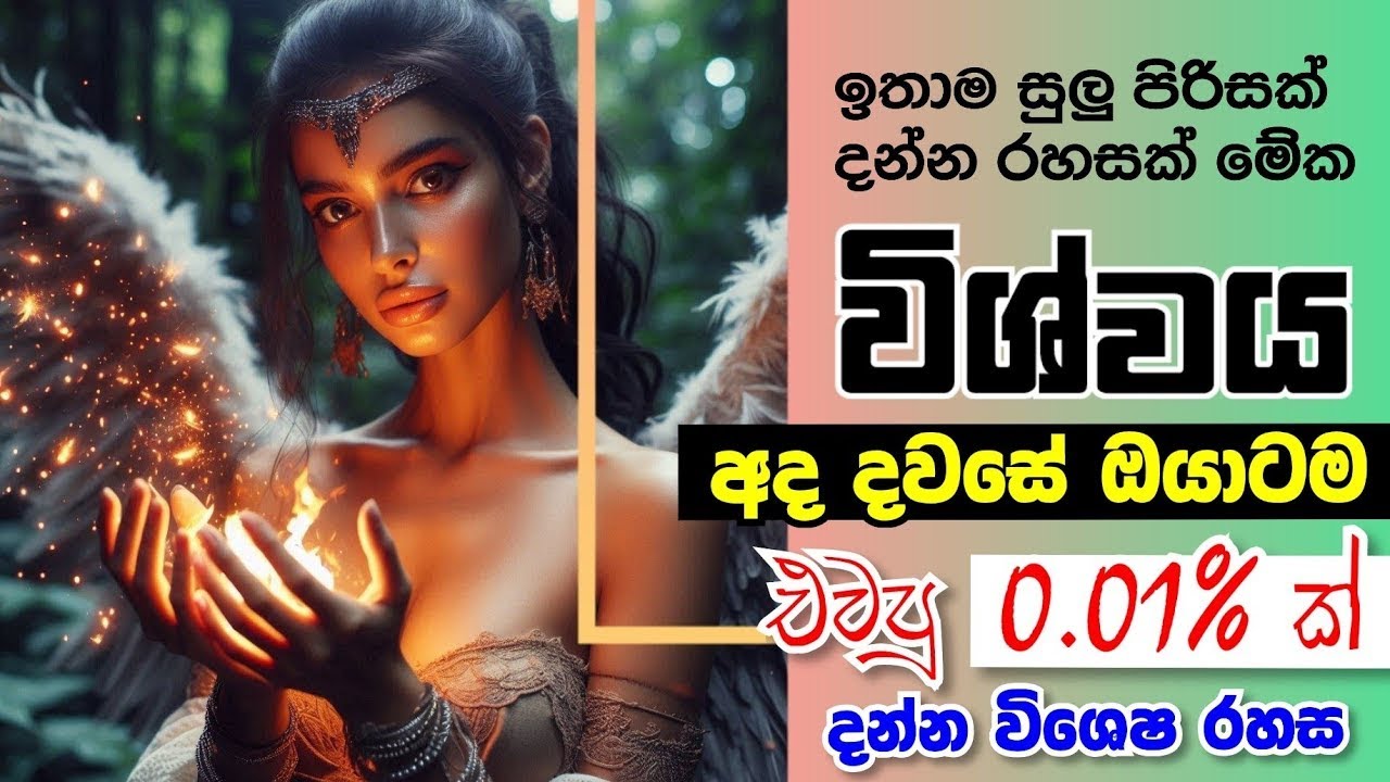 විශ්වය ඔයාට ආදරෙයි. 0.01% වගේ සුළු පිරිසක් ඉන්න ගොඩේ ඔයත් ඉන්නවා. | You got a reward from Universe