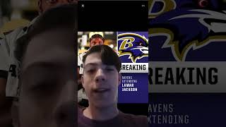 ravens sign Lamar Jackson to a 5 year 260 million dollar contract