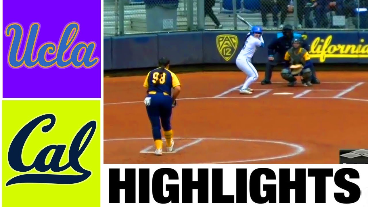 2 UCLA vs California Highlights NCAA Softball Highlights 2023