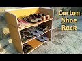 Shoe Rack Making From Carton