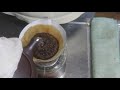 急須でコーヒーのハンドドリップ