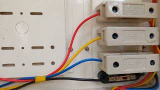 Meter box with fuse unit, neutral link Ampare voltage, earth for 3 phase connection# i love god