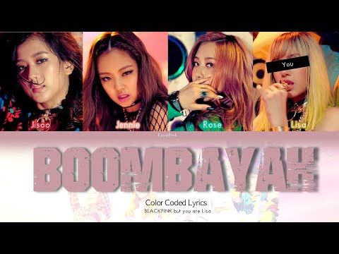 BLACKPINK (블랙핑크) BUT YOU ARE LISA - BOOMBAYAH (Karaoke Vrs. 4 members) [Han|Rom|Eng]