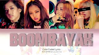 BLACKPINK (블랙핑크) BUT YOU ARE LISA - BOOMBAYAH (Karaoke Vrs. 4 members) [Han|Rom|Eng]