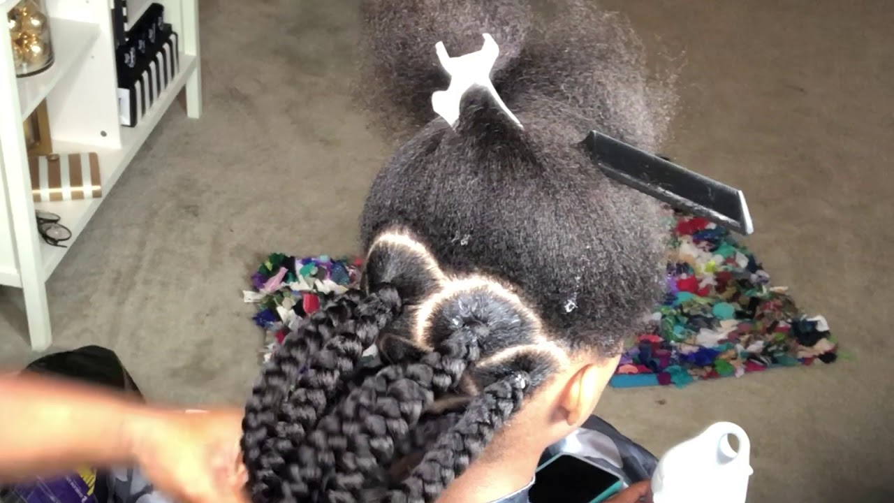 HOW TO JUMBO BOX BRAIDS!! YouTube