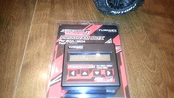 Turnigy trackstar 120a programming card