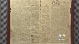 Rare Colonial Newspaper Printed In Philadelphia Found In New Jersey Goodwill Store