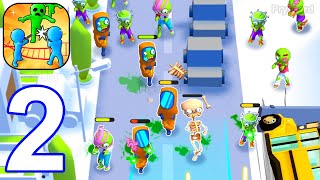 Zombie City Defense: Plague - Gameplay Walkthrough Part 2 Stickman Zombie Shooter Base Defense screenshot 3