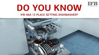 IFB Dishwasher – 15 Place Settings