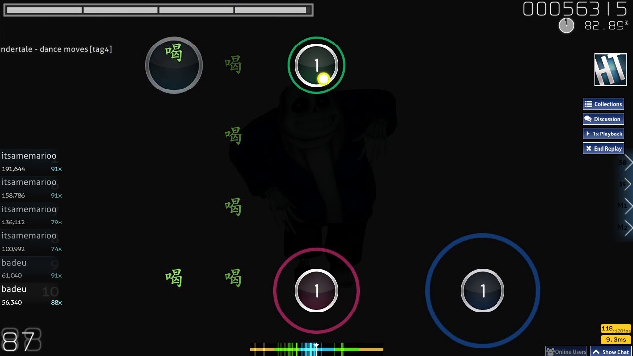 badeu | sans undertale - dance moves [tag4] HT FC wow