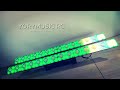 Barra fija pixel de 14 leds ámbar ó luz cálida de 3w + de fondo leds Rgb 1w