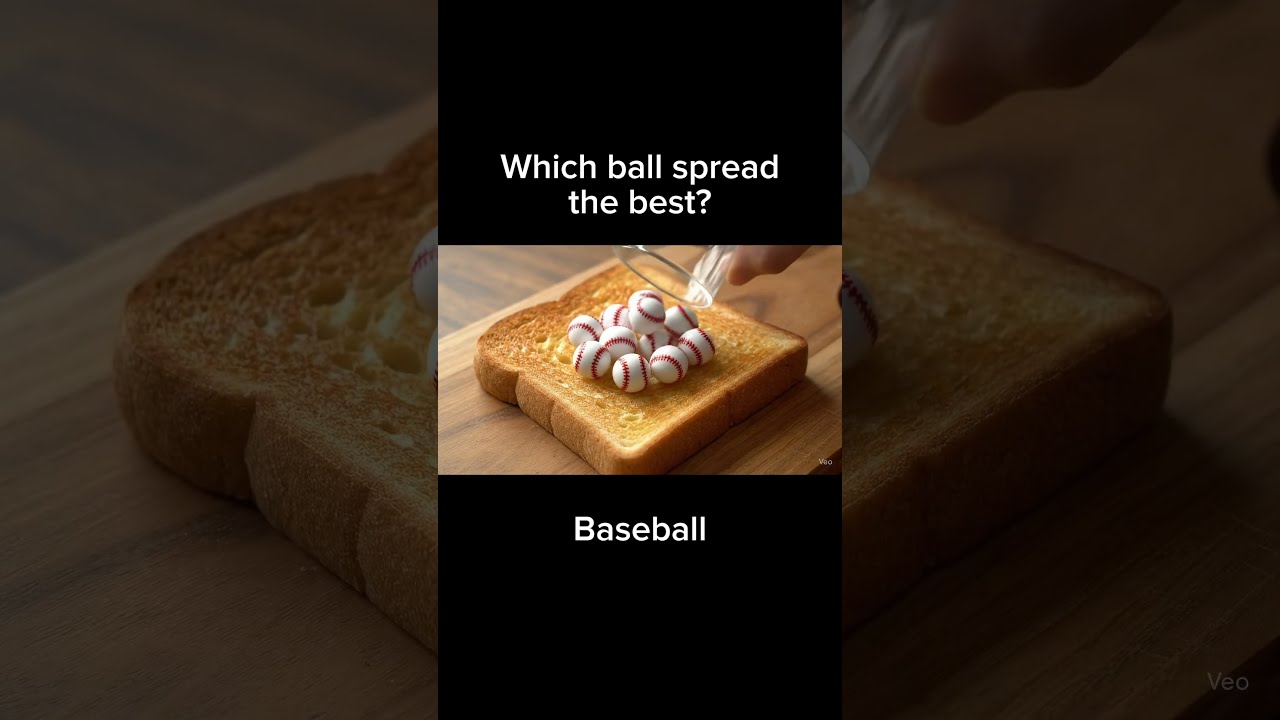 AI ASMR Spreading Glass Balls On Toast Ai Asmrrelaxation Asmr Aiasmr Glasscutting