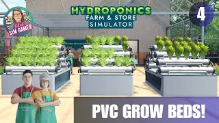 PVC Grow Beds - Hydroponics Farm Sim & Shop Sim - Ep4