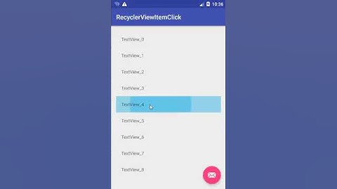Android RecyclerView ItemClick With Ripple
