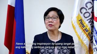 Message Of Chair Bala For Pcsa 2016 Filipino, With Subtitles