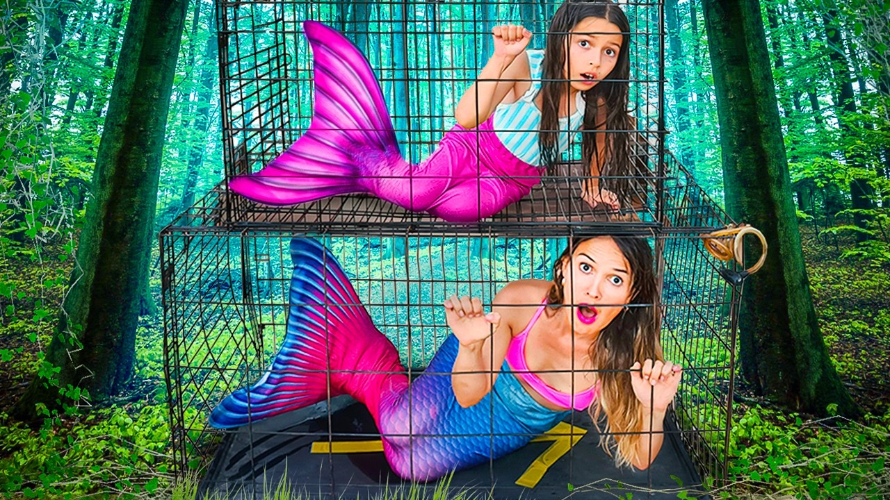 Deniz kızına dönüştük… ve şimdi tuzağa düştük!