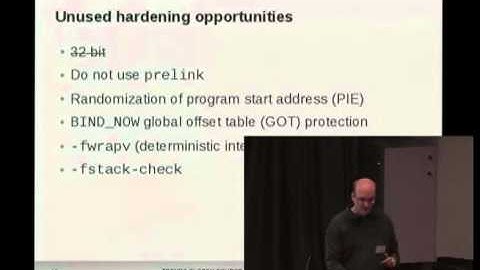 [FOSDEM 2013] Trends in Open Source Security
