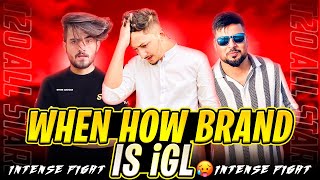How To Be A iGL | Competitive Funny Gameplay | Pubg Mobile | HOW BRAND