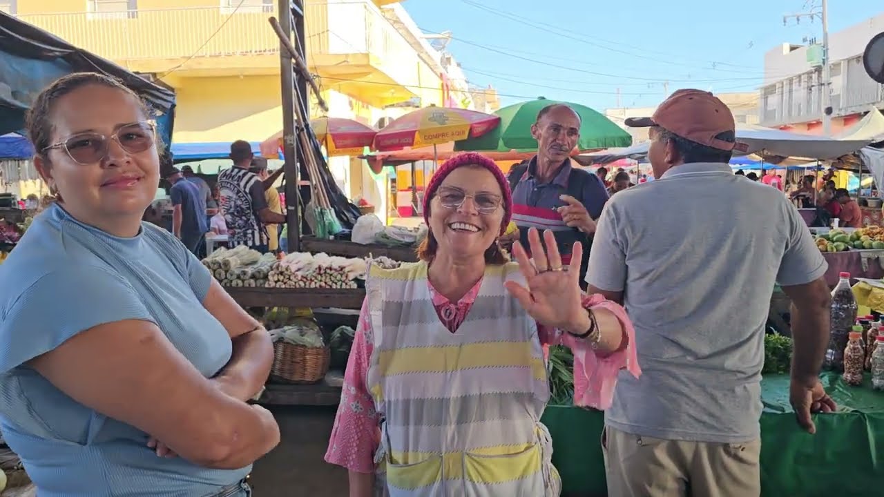 Feira livre de São José do Egito PE em 07-03-26