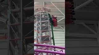 TMNT SHELLRAISER #shorts #themepark #rollercoaster  #nickelodeonuniverse #americandream #mall