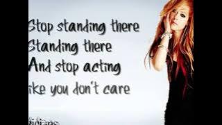Avril Lavigne- Stop Standing There Lyrics