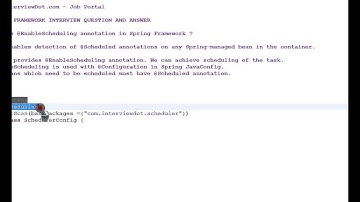 DEMO SPRING FRAMEWORK @SCHEDULED ANNOTATION