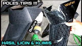 BIAR FINISHING SKINING CARBONYA HALUS , LICIN &amp; OILY . Aman di cuci dan tidak mudah kusam lagi