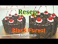 Resep Black Forest Panggang Ekonomis