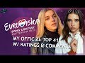 EUROVISION 2020: MY TOP 41 [With Ratings & Comments] Before The Show //  From The Netherlands