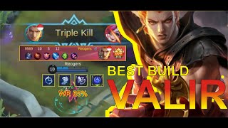 TUTORIAL VALIR BEST BUILD TERBARU 2020 || MOBILE LEGENDS